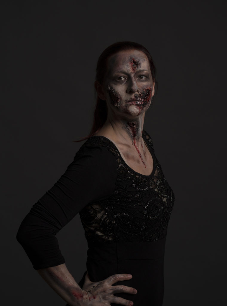 zombie themed self portrait